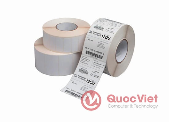 Giấy in cảm nhiệt 35x22mm 2 tem (2000 tem/c)