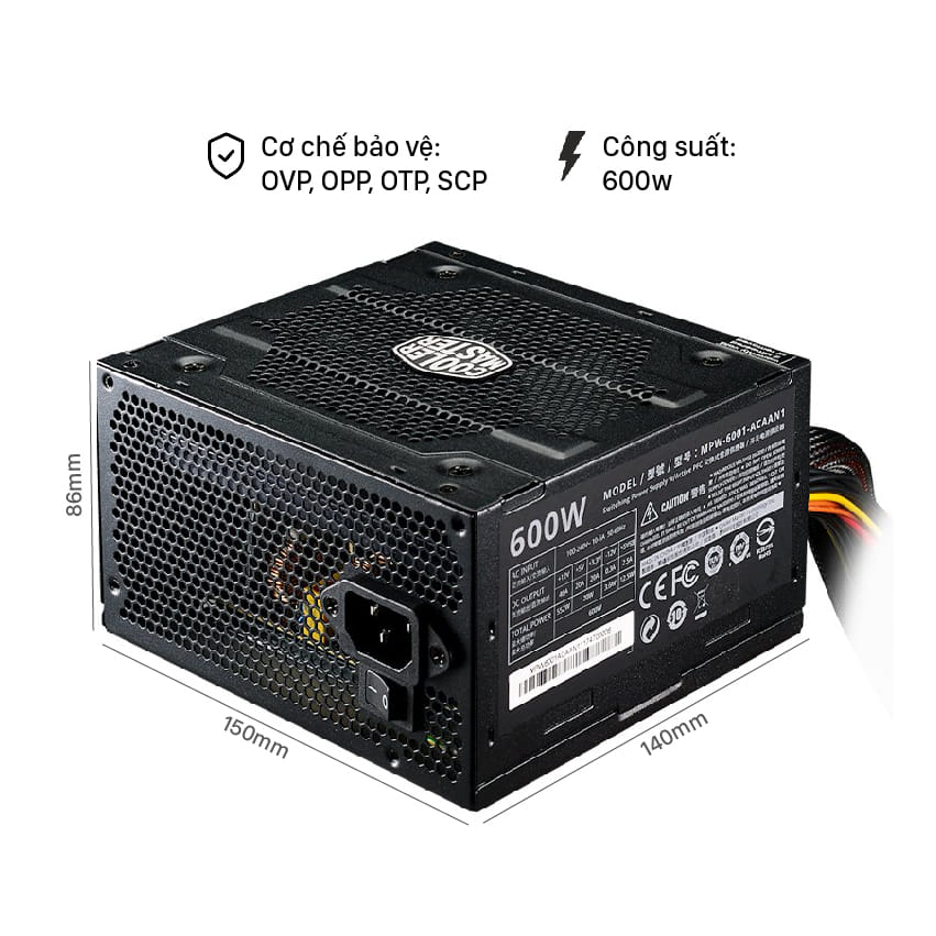 Power Cooler Master Elite V3 PC600 600W