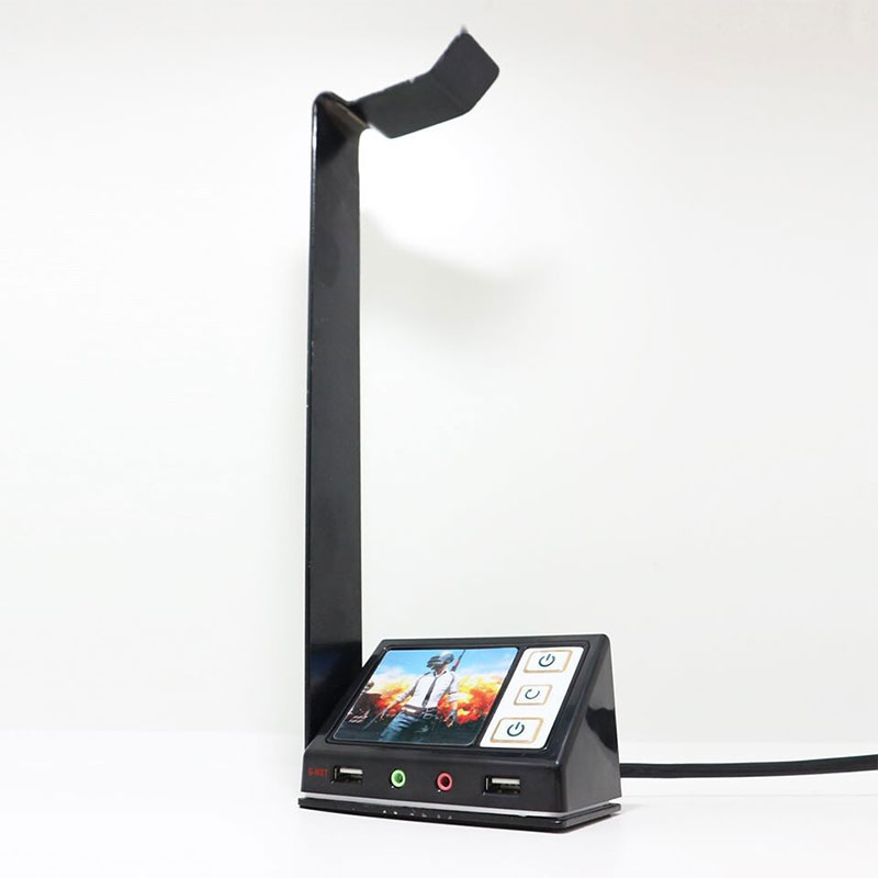 Nút nguồn kèm giá treo tai nghe