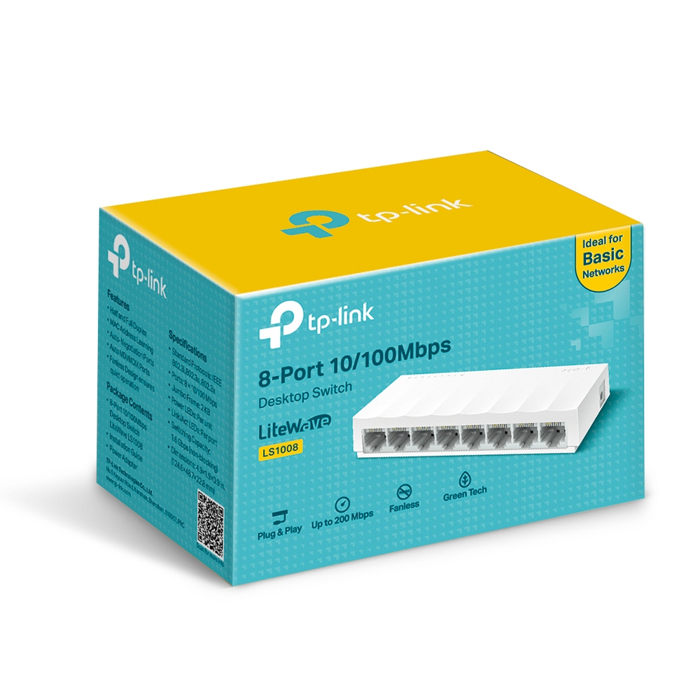 Switch TPLink LS1008 100 Mbps LiteWave