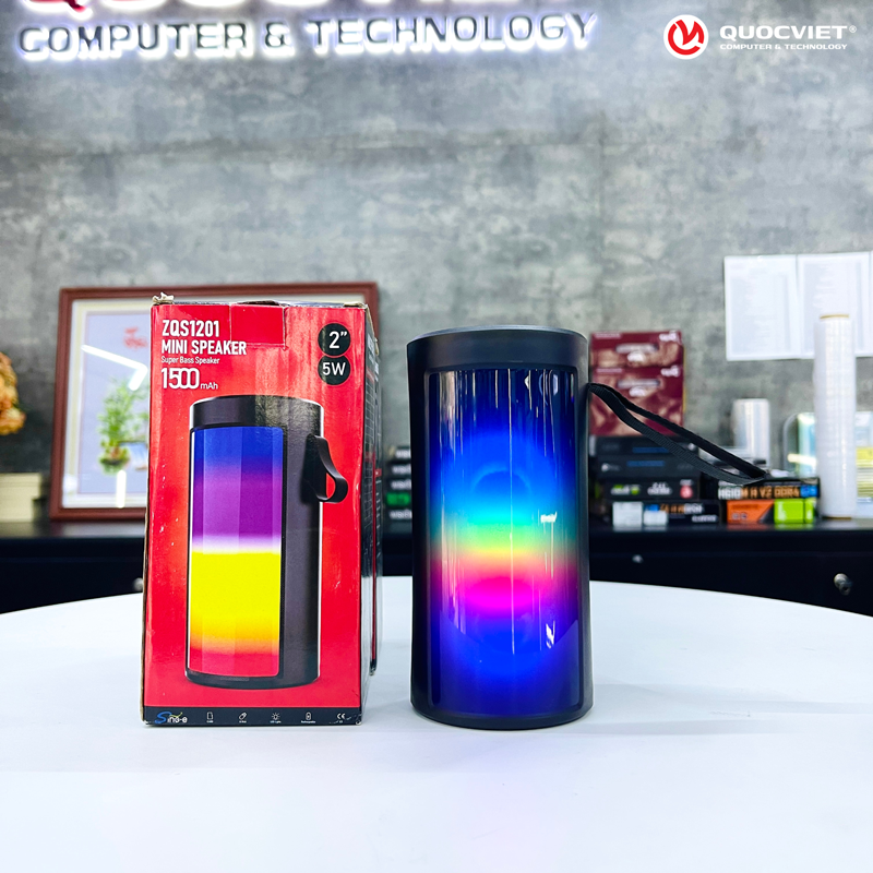 Loa Bluetooth ZQS 1201 Có Led RGB
