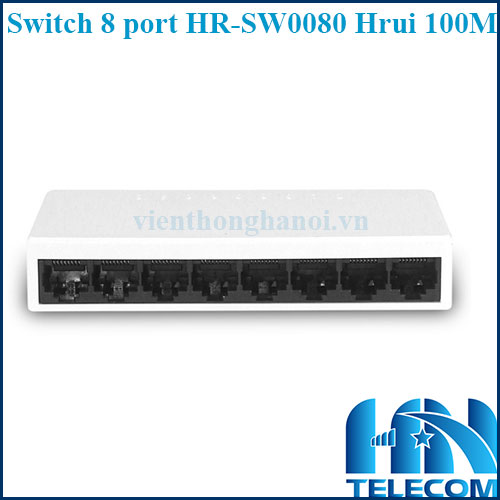 Switch mạng Hrui 8 Port HR-SW0080+ 10/100mps