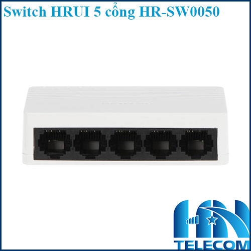 Switch mạng Hrui 5 Port HR-SW0050+ 10/100mps
