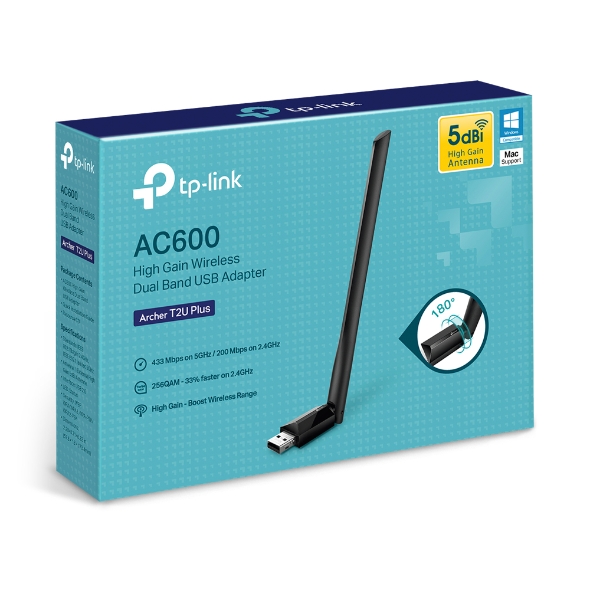 USB TPlink ARCHER T2U PLUS AC600