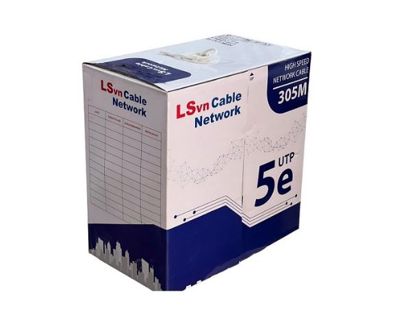 Dây mạng LSvn UTP Cat5e (dây màu trắng)
