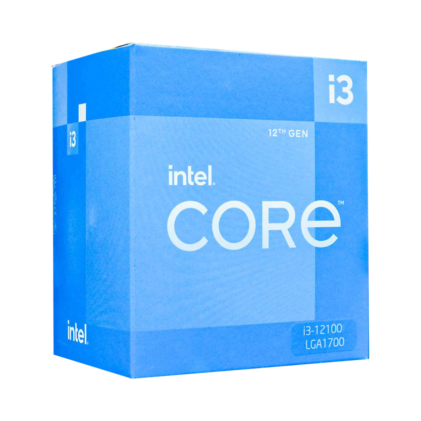 CPU Intel Core i3-12100 Tray ( Không Kèm Fan)