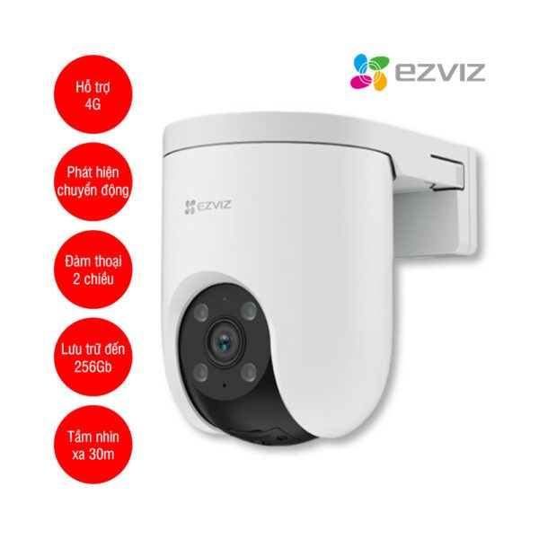 Camera EZVIZ CS-H8C 4G 3MP, 4mm Wifi quay quét 360 độ