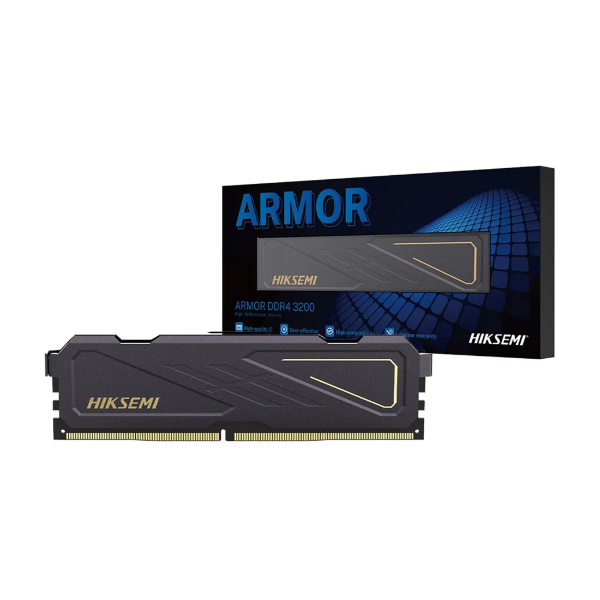 Bộ nhớ trong HIKSEMI Armor 16GB (1x16GB) DDR4 bus 3200MHz (HSC416U32D2) tản nhiệt