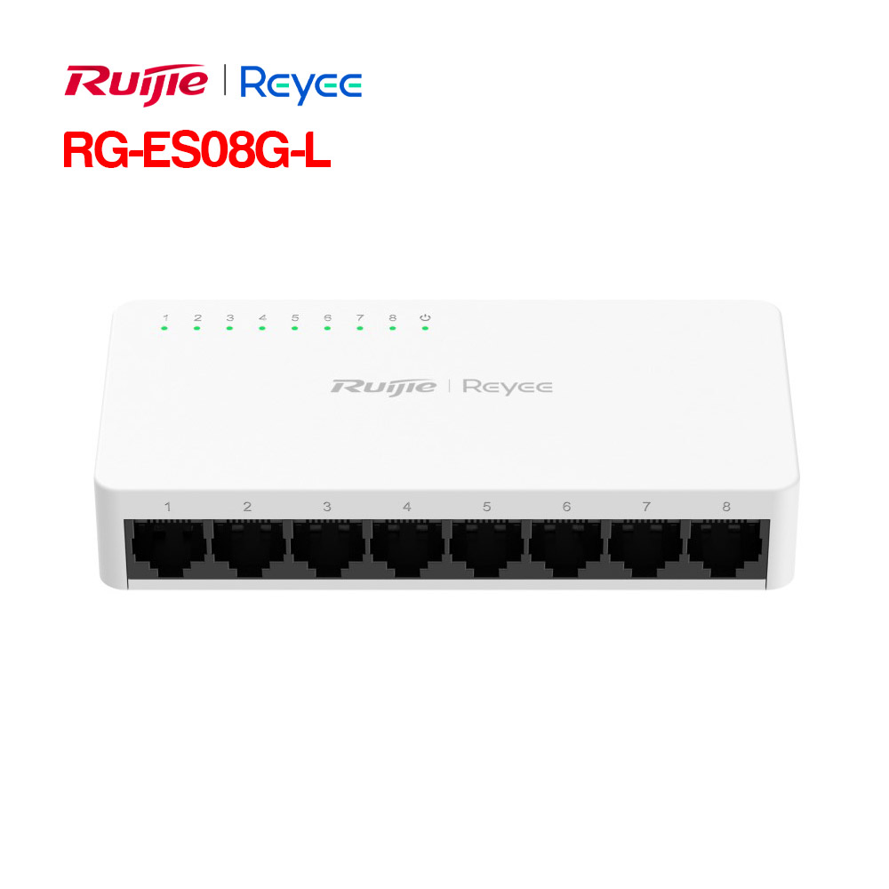 Switch Gigabit Unmanaged 8 Cổng RUIJIE REYEE RG-ES08G-L