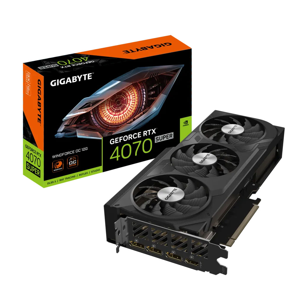 VGA Gigabyte RTX 4070 Super Windforce OC 12GB GDDR6X 