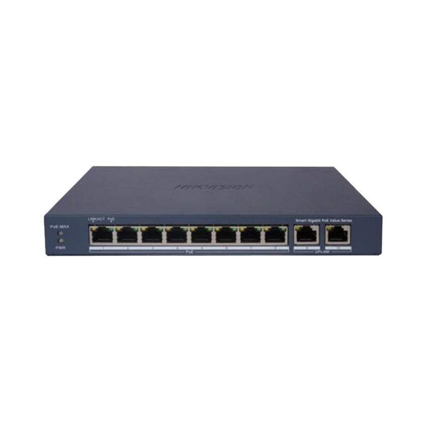 Switch mạng 8 cổng POE Gigabit DS-3E1510P-EI/M
